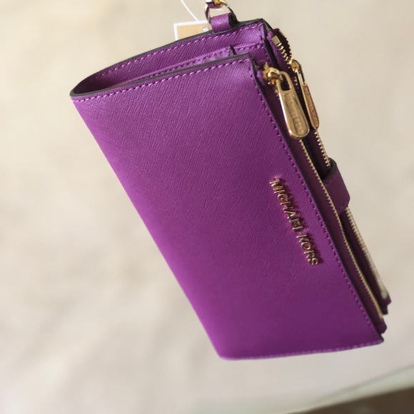 NWT Michael Kors double zip SmartPhone wallet - Picture 6 of 8